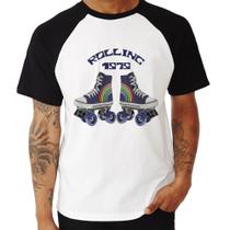 Camiseta Raglan Rolling 1979 - Foca na Moda
