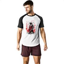 Camiseta Raglan Ronin comic book style