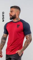 Camiseta raglan rubro