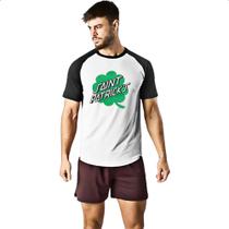 Camiseta Raglan Saint Patricks Day drinking