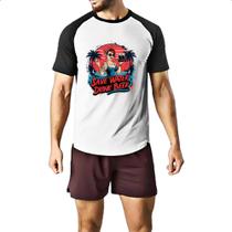 Camiseta Raglan Save water drink beer Camiseta Raglan Save water drink beer