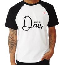 Camiseta Raglan Sempre foi Deus - Foca na Moda