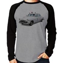 Camiseta Raglan Sheriff Car Manga Longa - Foca na Moda