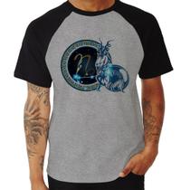 Camiseta Raglan Signo Capricórnio Astrologia - Foca na Moda