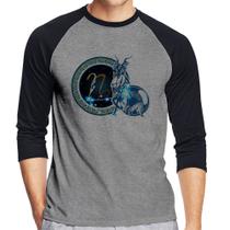 Camiseta Raglan Signo Capricórnio Astrologia Manga 3/4 - Foca na Moda