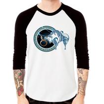 Camiseta Raglan Signo Touro Astrologia Manga 3/4 - Foca na Moda