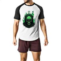 Camiseta Raglan Skull Lapide