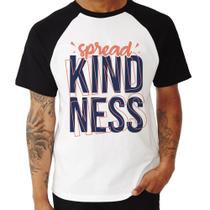 Camiseta Raglan Spread Kindness - Foca na Moda