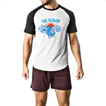 Camiseta Raglan Sun Flower Camiseta Raglan Sun Flower