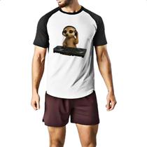 Camiseta Raglan Suricato DJ - Alearts