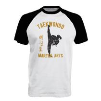 Camiseta Raglan Taekwondo Martial Arts Camiseta Raglan Taekwondo Martial Arts