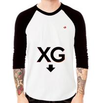 Camiseta Raglan Tamanho XG Manga 3/4 - Foca na Moda