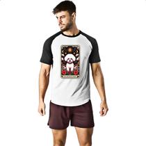 Camiseta Raglan Taro cachorro Bichon Frise