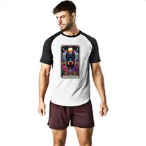 Camiseta Raglan Taro cachorro Doberman Camiseta Raglan Taro cachorro Doberman