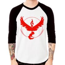 Camiseta Raglan Team Valor Manga 3/4 - Foca na Moda