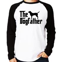 Camiseta Raglan The Dogfather Manga Longa - Foca na Moda