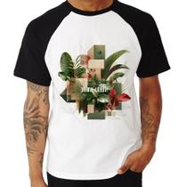 Camiseta Raglan Think Green - Foca na Moda Camiseta Raglan Think Green - Foca na Moda