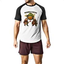 Camiseta Raglan Tocando o terror