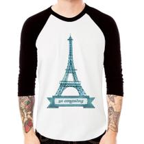 Camiseta Raglan Torre Eiffel Amazing Manga 3/4 - Foca na Moda