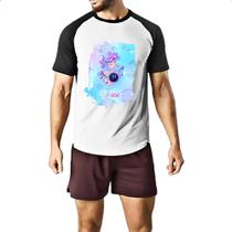 Camiseta Raglan Touro fundo zodiacal - Alearts