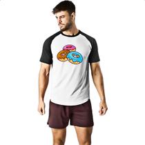 Camiseta Raglan Trio Donuts