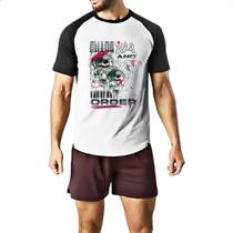 Camiseta Raglan Urbano Caos e Ordem