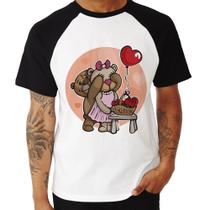 Camiseta Raglan Ursinhos Fofos - Foca na Moda Camiseta Raglan Ursinhos Fofos - Foca na Moda