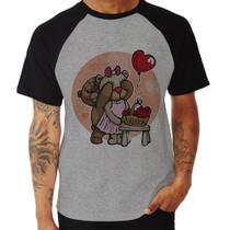Camiseta Raglan Ursinhos Fofos - Foca na Moda Camiseta Raglan Ursinhos Fofos - Foca na Moda