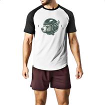 Camiseta Raglan Urso Moto Clube