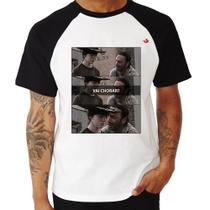 Camiseta Raglan Vai chorar - Foca na Moda