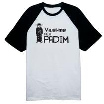 Camiseta Raglan Valei-me meu padim