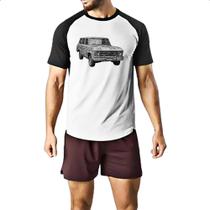 Camiseta Raglan Veraneio Desenho Grafite
