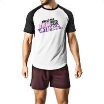 Camiseta Raglan Vim so pra tirar foto