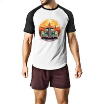Camiseta Raglan Vintage Carro Classico 01