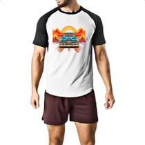 Camiseta Raglan Vintage Carro Classico 08