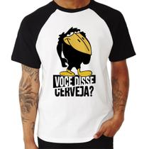 Camiseta Raglan Você Disse Cerveja Jubileu Pica Pau