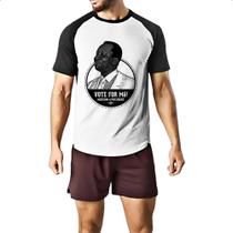 Camiseta Raglan Vote no Me Mussum Meme Camiseta Raglan Vote no Me Mussum Meme