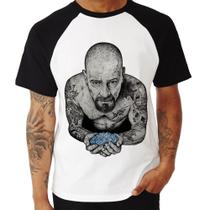 Camiseta Raglan Walter White Tattoo Heisenberg - Foca na Moda