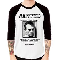 Camiseta Raglan Wanted T-Bag Manga 3/4 - Foca na Moda