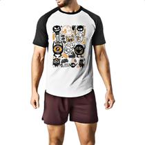 Camiseta Raglan We all have monsters within Camiseta Raglan We all have monsters within