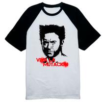 Camiseta Raglan Wolverine - Viva la mutacion