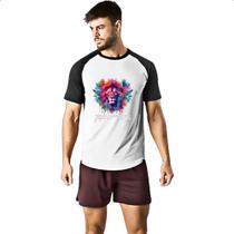 Camiseta Raglan Yeshua Salmo 121-3 Camiseta Raglan Yeshua Salmo 121-3