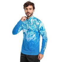 Camiseta Raglan Zor Masculina Manga Longa Azul Ocean Casual Confortável e Estilosa Camiseta Raglan Zor Masculina Manga Longa Azul Ocean Casual Confortável e Estilosa