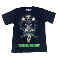Camiseta Raimundos Banda De Rock Blusa Caveira Lampião Mr367 RC Camiseta Raimundos Banda De Rock Blusa Caveira Lampião Mr367 RC