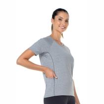 Camiseta Rainha Tech New Feminina - Cinza