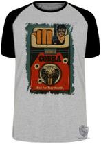Camiseta Rambo Cobra Blusa Plus Size extra grande adulto ou infantil Camiseta Rambo Cobra Blusa Plus Size extra grande adulto ou infantil