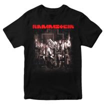 Camiseta Rammstein Foto Banda Oficina Rock