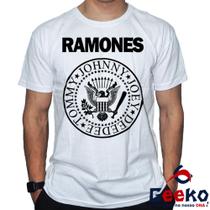 Camiseta Ramones 100% Algodão Rock Geeko