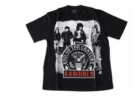 Camiseta Ramones Blusa Adulto Unissex Banda Bo144 BM Camiseta Ramones Blusa Adulto Unissex Banda Bo144 BM