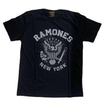 Camiseta Ramones Blusa Banda de Rock Adulto Unissex Bo3025